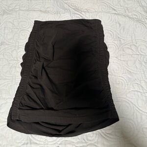 Aritzia TNA mini ruched pencil skirt 2XS